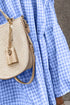 'Orla' Ruffled Plaid Smocked Dress - Celes Fashion
